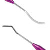 Гладилка серповидная средняя 2,0/2,0 Double ended composite instrument Verdent 03-01 с титановой ручкой 8647