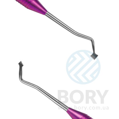 Ніж моделювальний ромбоподібний 3,5/3,5 Double ended modelling carver Verdent 07-02 з титановою ручкою