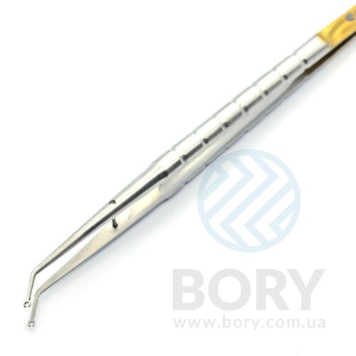 Пінцет хірургічний для шовного Surgical Suture Tweezer 180мм rounded tip UNICORN Medical Instruments № 393