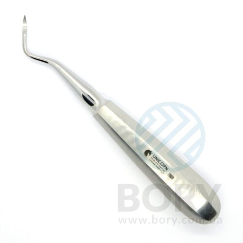 Елеватор Heidbrink elevator 2.5мм left для видалення фрагментів коренів лівий UNICORN Medical Instruments № 700/9