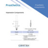 Трансфер для открытой ложки Indirect Transfer (open tray) CO-8060 Cortex Dental Implants соединение с имплантатом внутренний шестигранник Internal HEX Platform 10608