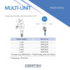Кутовий Мультиюніт абатмент 18° Angulated Multi-Unit Abutment 18 Deg. Cortex Dental конічне з’єднання з імплантом стандартна платформа Conical Regular Platform (RP) 10436