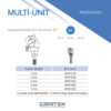 Угловой Мультиюнит абатмент 30° Angulated Multi-Unit Abutment 30 Deg. Cortex Dental конусное соединение с имплантатом стандартная платформа Conical Regular Platform (RP) 10451