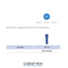 Винт для углового Мультиюнит абатмента Screw for Angulated Multi-Unit Abutment MPR-MUS65 Cortex Dental Implants конусное соединение с имплантатом стандартная платформа Conical Regular Platform (RP) 10830