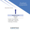 Винт для абатментов и титановых платформ Abutment Screw, Ti-Base Screw MPR-S030 Cortex Dental Implants конусное соединение с имплантатом стандартная платформа Conical Regular Platform (RP) 10826