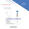 Блок Pre Mill для фрезеровки Pre-Milled Block S9000-R Cortex Dental Implants конусное соединение с имплантатом стандартная платформа Conical Regular Platform (RP) 10574