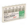 Паперові штифти конусні марковані sterile Absorbent Paper Points depth marking VDW, 120шт