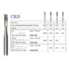 Бор твердосплавний CB21 (107) циліндр Verdent, шт 7924