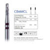 Бор твердосплавный CB4MCL (139) для разрезания коронок Verdent, шт 8073