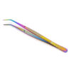 Пинцет College Tweezer Multi Color Rainbow 150мм UNICORN Medical Instruments № 1026 color 9358