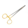 Иглодержатель Crile-Wood Needle Holder 150мм UNICORN Medical Instruments № 1743 TC Gold (Tungsten Carbide Inserts) 4473