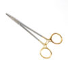 Иглодержатель Crile-Wood Needle Holder 150мм UNICORN Medical Instruments № 1743 TC Gold (Tungsten Carbide Inserts)
