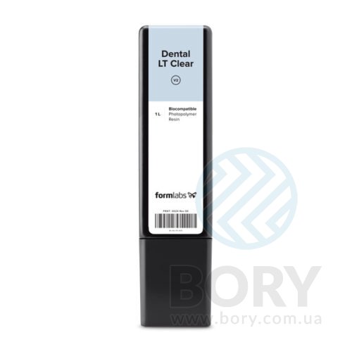 Смола для 3D друку Dental LT Clear V2 Resin Formlabs 1л