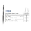 Бор твердосплавний ендодонтичний CB152 (210) Endo Z конус з безпечним кінчиком Verdent, шт 7638