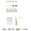 EndoArt Pedo Gold Kit ass. Ni-Ti Files Inci Dental машинные файлы с эффектом памяти для педиатрии, 3шт – L 18mm 3697