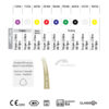 EndoArt Smart Gold Kit ass. Ni-Ti Files Inci Dental машинные файлы с эффектом памяти, 6шт – L 25mm 3715