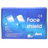 Щитки захисні Face shield Introdent 10 незапотіваючих щитків з тримачем