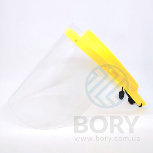 Щитки захисні Face shield Introdent 10 незапотіваючих щитків з тримачем