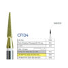 Бор твердосплавный финир CF134 (164) конус с безопасным кончиком Safe End Verdent турбинный с циркониевым PVD-покрытием, шт 9258