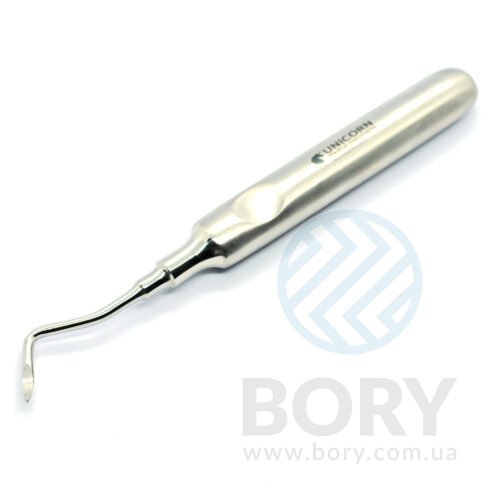 Елеватор Heidbrink elevator 2.5мм right для видалення фрагментів коренів правий UNICORN Medical Instruments № 0111