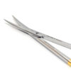 Ножиці хірургічні вигнуті Iris Surgical Scissors Curved 115мм UNICORN Medical Instruments № 3512/TC Gold (Tungsten Carbide Inserts) 9389