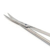 Ножницы хирургические изогнутые Kelly Surgical Scissors Curved 160мм UNICORN Medical Instruments № 3510/TC Gold (Tungsten Carbide Inserts) 9379