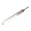 Ручка для скальпеля №3 плоска з лінійкою Scalpel Handle No.3 Bard Parker Gauge UNICORN Medical Instruments № 3629 4491