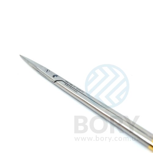 Ножиці хірургічні прямі Kelly Surgical Scissors Straight 160мм UNICORN Medical Instruments № 3509/TC Gold (Tungsten Carbide Inserts)