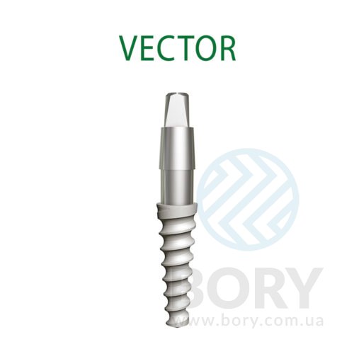 Імплант Vector One Piece Titanium Implant Green Implant