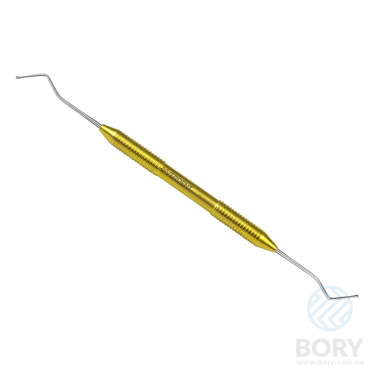 Штопфер оливкообразный малый 1,0/1,5 Double ended plugger Verdent 02-12 с титановой ручкой
