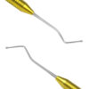 Штопфер оливкообразный малый 1,0/1,5 Double ended plugger Verdent 02-12 с титановой ручкой 8635