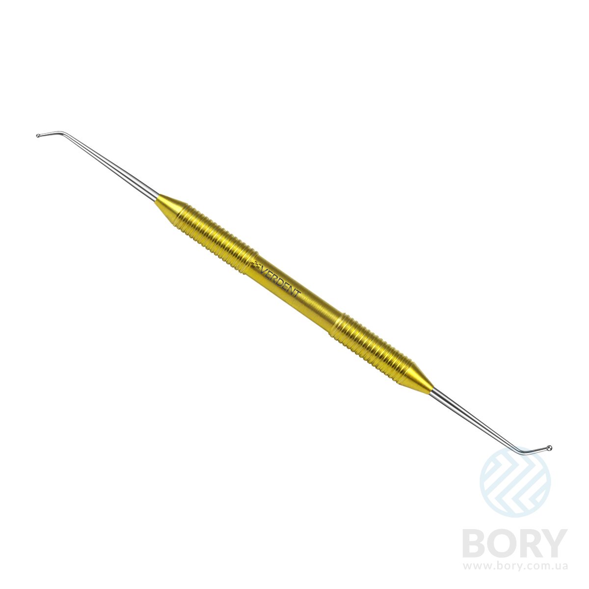 Штопфер кулястий малий 1,0/1,5 Double ended plugger Verdent 02-15 з титановою ручкою