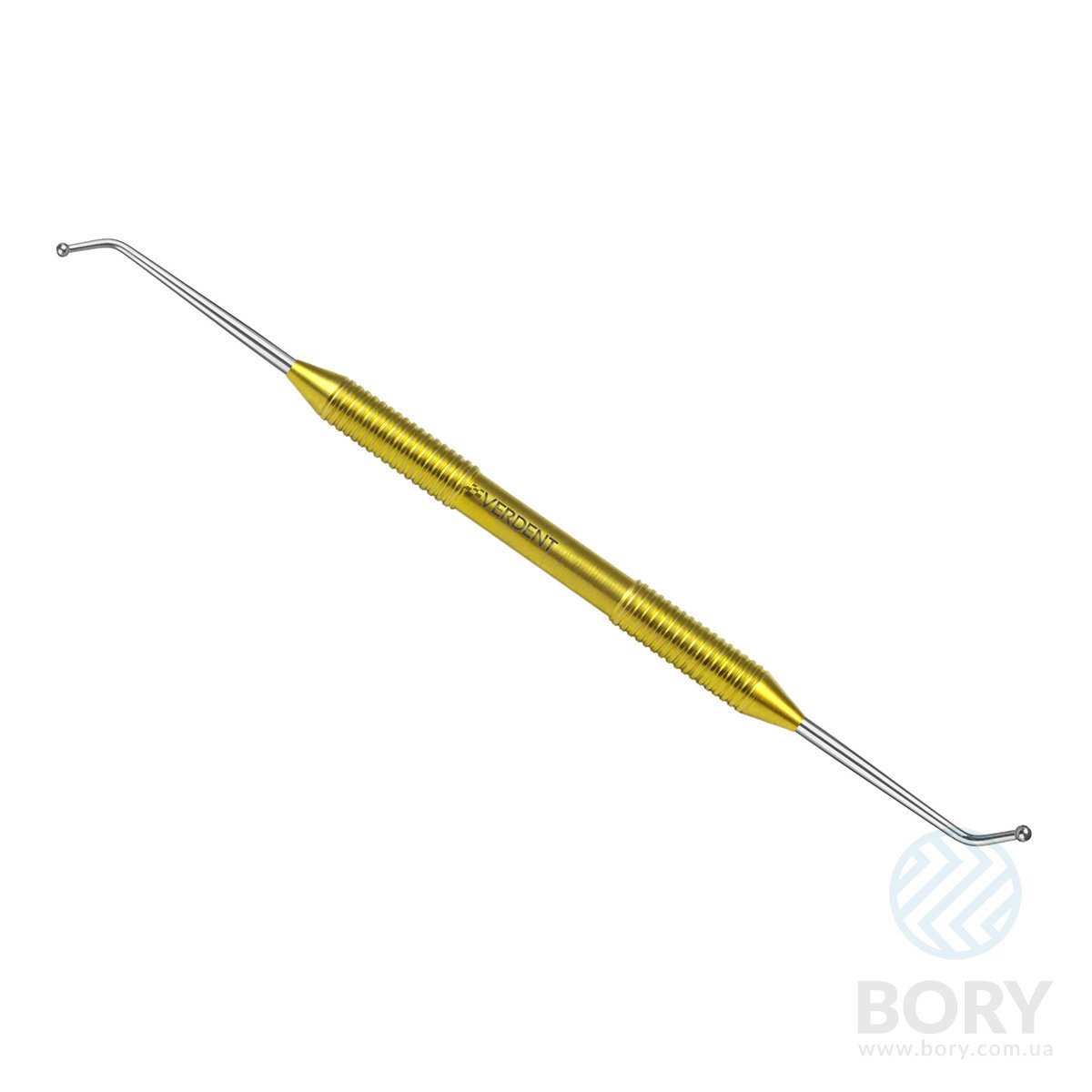 Штопфер шарообразный большой 2,0/2,4 Double ended plugger Verdent 02-16 с титановой ручкой