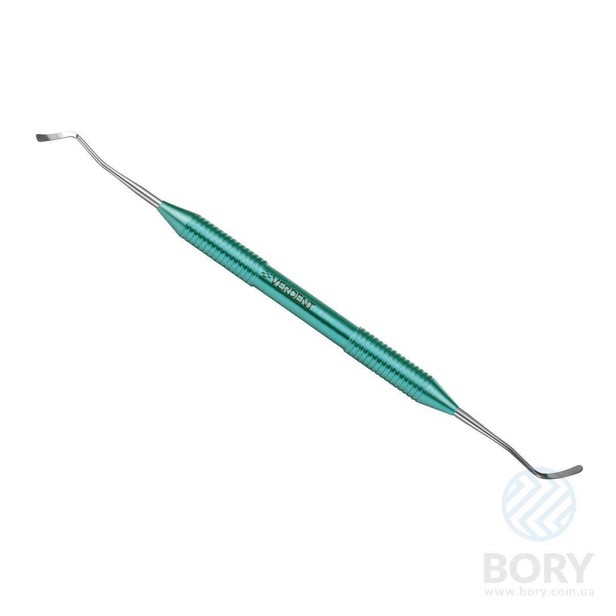 Гладилка вигнута 2,2/2,2 Double ended composite instrument Verdent 03-06 з титановою ручкою