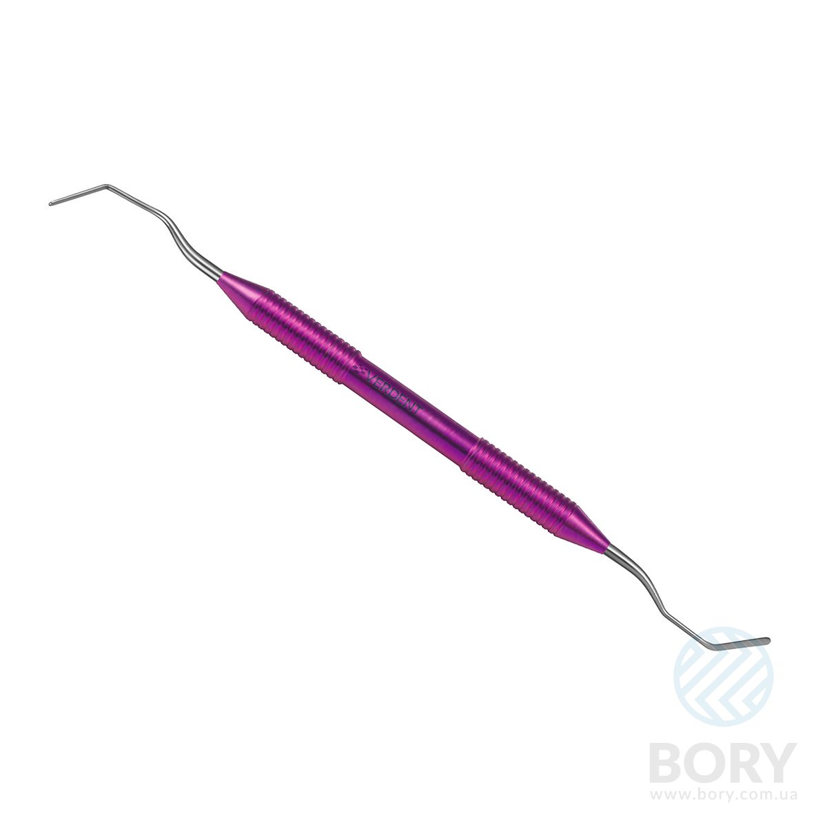 Гладилка каплевидная двухколенная 1,5/1,5 Double ended composite instrument Verdent 03-07 с титановой ручкой