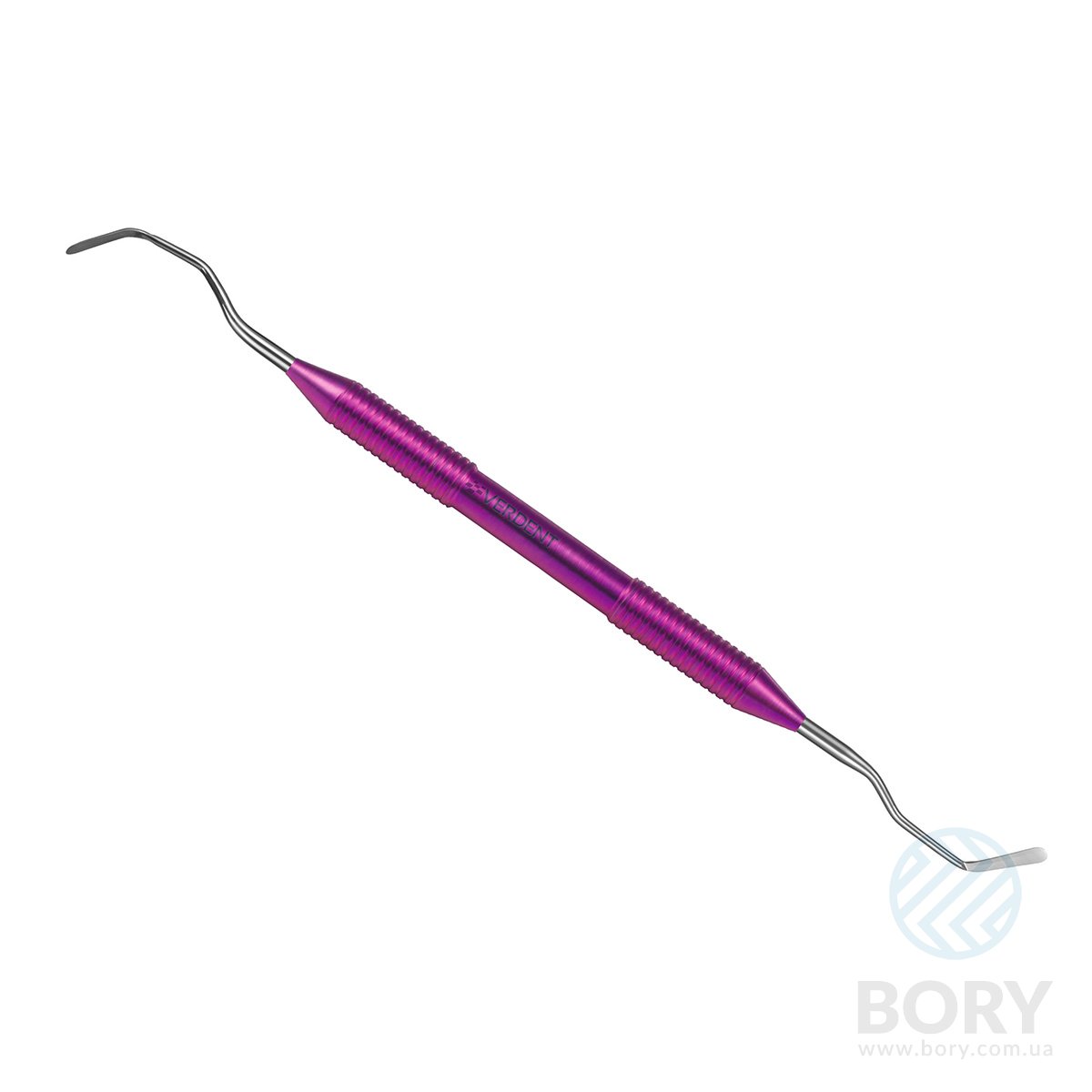 Гладилка каплевидная двухколенная большая 2,8/2,8 Double ended composite instrument Verdent 03-08 с титановой ручкой