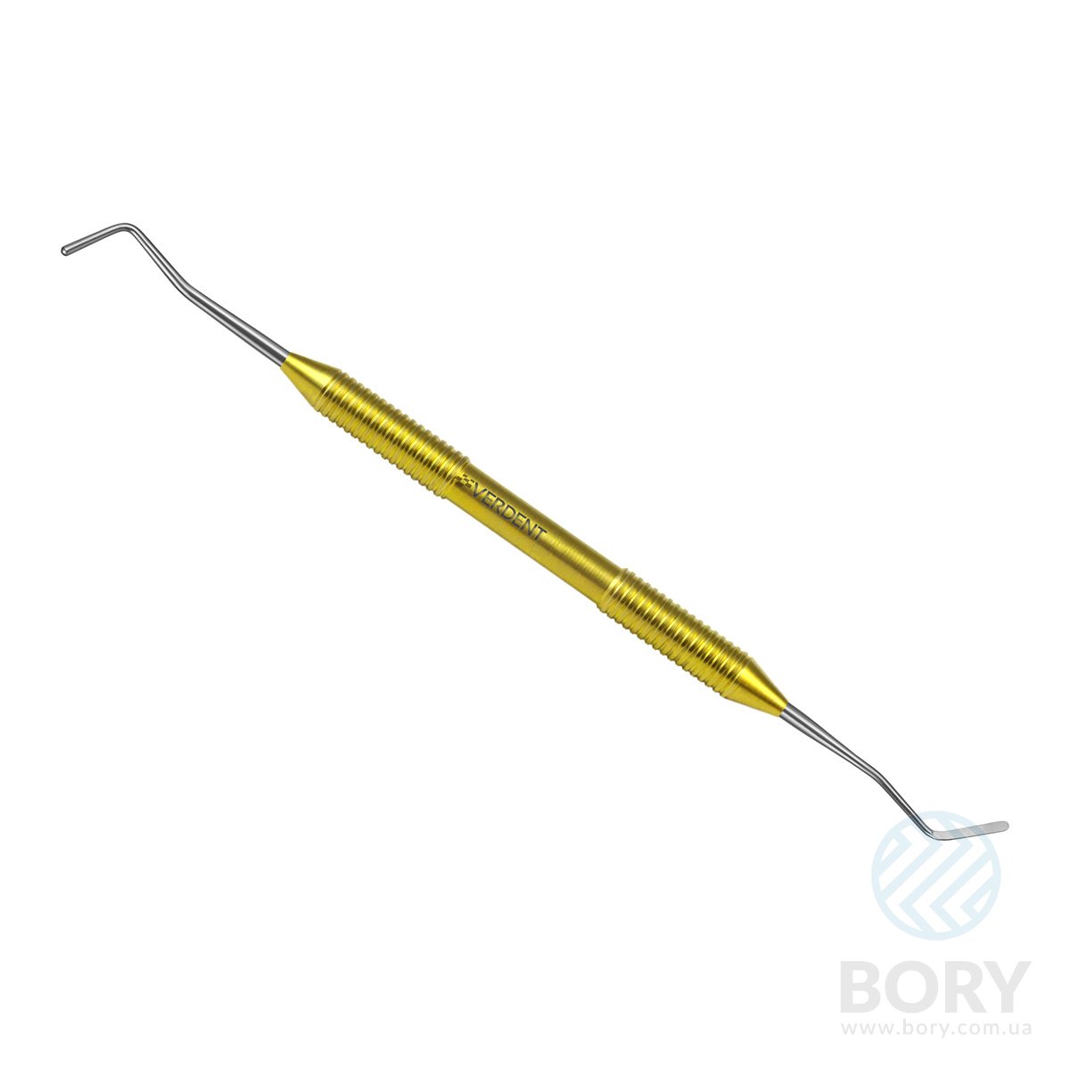 Штопфер обратноконусный – гладилка средняя 1,4/1,5 Double ended plugger – composite instrument Verdent 04-02 с титановой ручкой