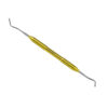 Штопфер кулястий вигнутий – гладилка середня 2,0/2,0 Double ended plugger – composite instrument Verdent 04-11 з титановою ручкою