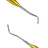 Штопфер кулястий вигнутий – гладилка середня 2,0/2,0 Double ended plugger – composite instrument Verdent 04-11 з титановою ручкою 8719