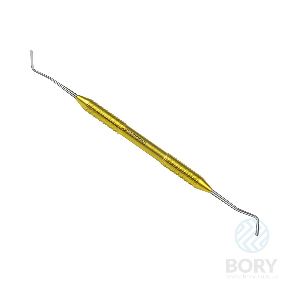 Штопфер зворотньоконусний – гладилка середня 1,8/1,5 Double ended plugger – composite instrument Verdent 04-15 з титановою ручкою