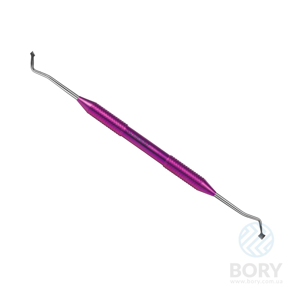 Нож моделировочный ромбовидный 3,5/3,5 Double ended modelling carver Verdent 07-02 с титановой ручкой