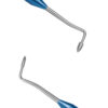 Гладилка фиссурная зерновидная 1,6/2,5 Double ended composite instrument for fissure Verdent 07-18 с титановой ручкой 8767