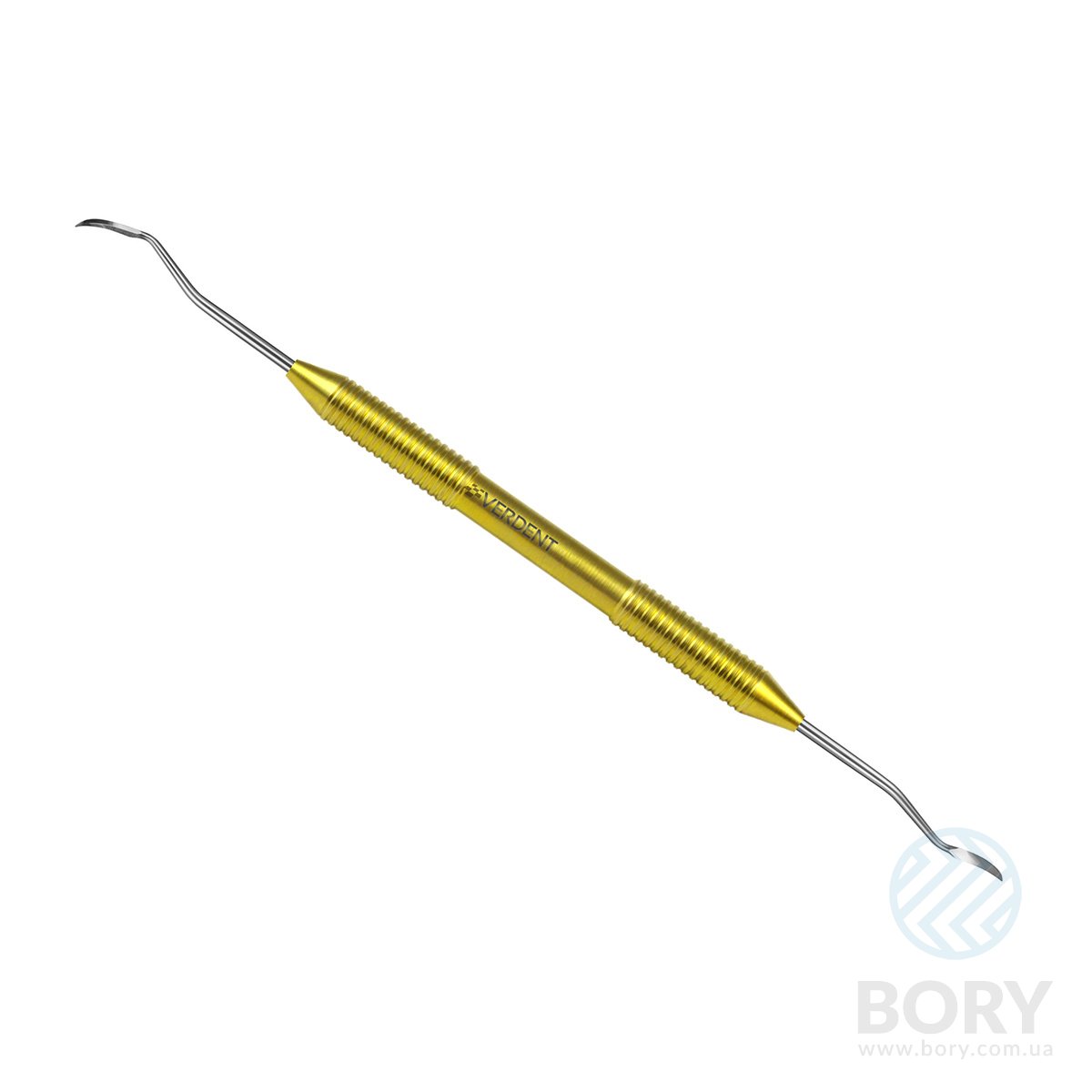 Кюрета наддесневая Double ended supragingival curette Verdent 10-05 с титановой ручкой