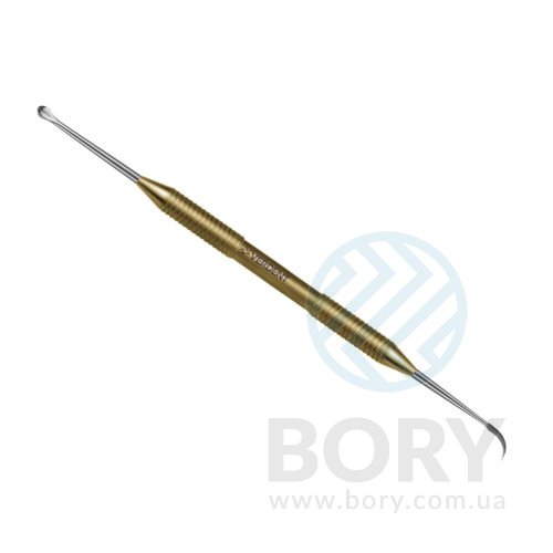 Скребок ложка кюретажна Curettage spoon Verdent 11-10 з титановою ручкою
