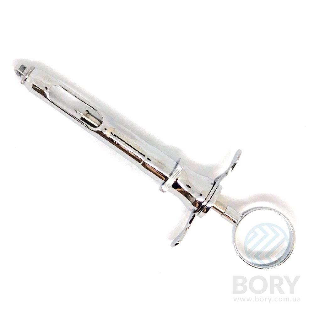 Шприц карпульный 1 кольцо Syringe 1 ring 1.8ml metric EU UNICORN Medical Instruments № 4958/1