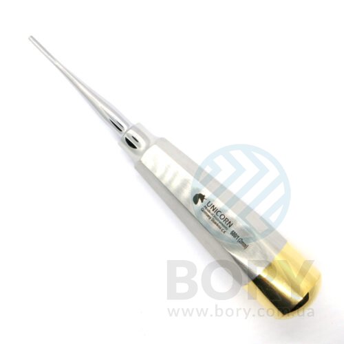 Элеватор Root Elevator 2мм UNICORN Medical Instruments № 680/1 2mm Gold