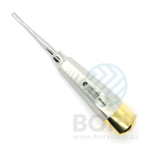 Елеватор Root Elevator 4мм UNICORN Medical Instruments № 680/3 4mm Gold