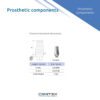 Прямой абатмент Straight Titanium Abutment CO-8100 Cortex Dental Implants соединение с имплантатом внутренний шестигранник Internal HEX Platform 10639