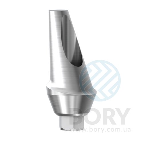 Кутовий анатомічний абатмент 15° Anatomic Angulated Titanium Abutment 15 Deg. Cortex Dental Implants з’єднання з імплантом внутрішній шестигранник Internal HEX Platform