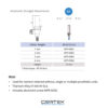 Прямой анатомический абатмент Straight Anatomic Titanium Abutment Cortex Dental Implants конусное соединение с имплантатом стандартная платформа Conical Regular Platform (RP) 10621
